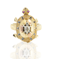 Gold Turtle Ring
