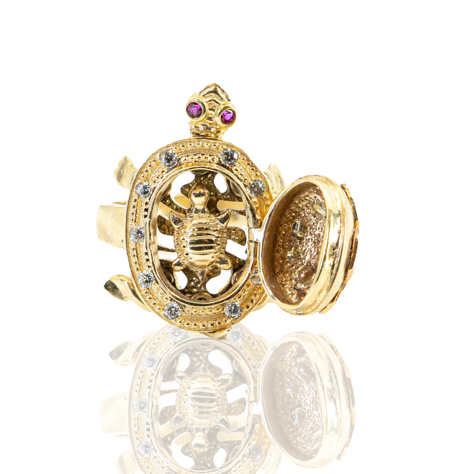 Gold Turtle Ring