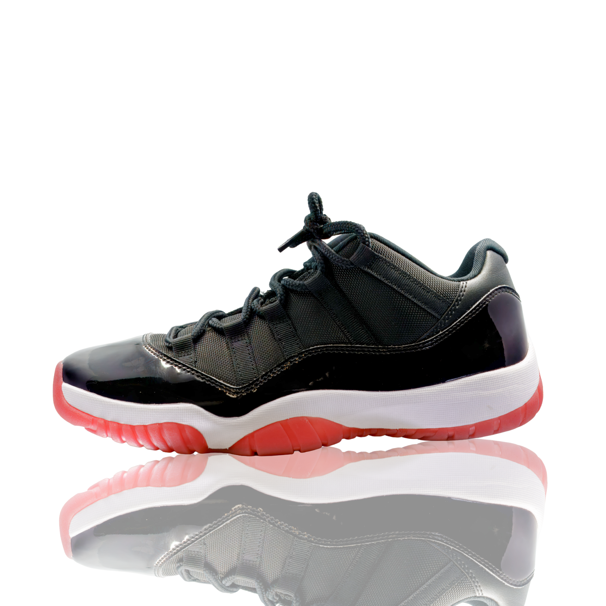 Nike Air Jordan 11 Retro Low “Bred” Black/Red – Size 11 ( FV5104-005)