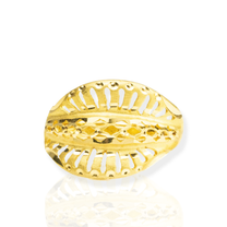 22k Womens yellow gold ring size 9