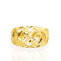 22k Womens yellow gold ring size 7.5