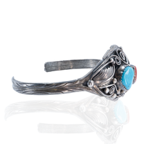 925 Sterling Silver | Southwestern Inspired Design | Turquoise &amp; Coral Hues