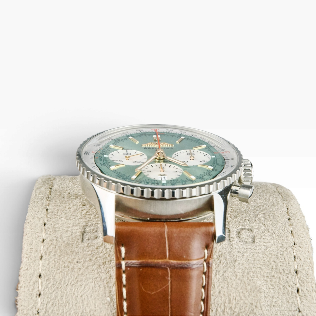 Breitling Navitimer B01 Chronograph Mint Green Dial Watch