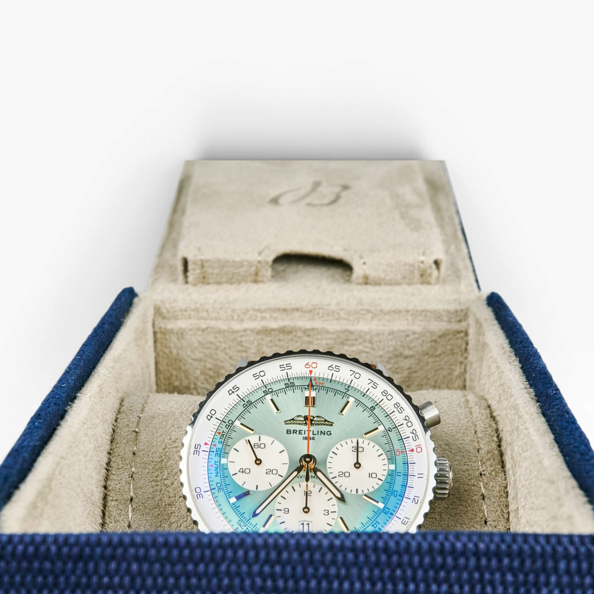 Breitling Navitimer B01 Chronograph Mint Green Dial Watch