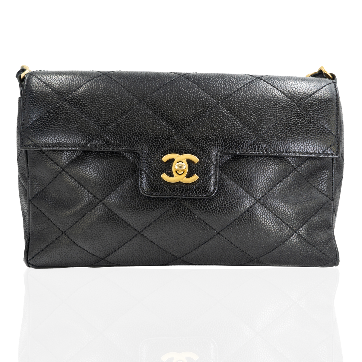 Chanel Black Caviar Medium Classic