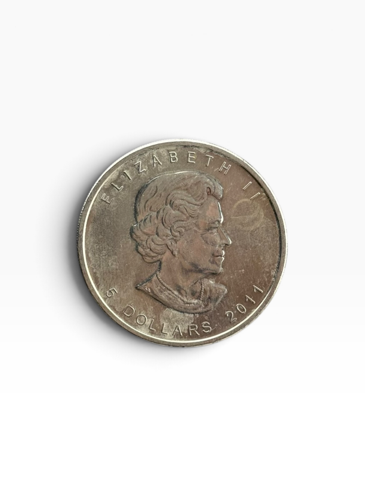2011 Maple Leaf 5 Dollar Silver Coin 1oz