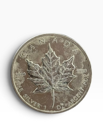 2011 Maple Leaf 5 Dollar Silver Coin 1oz