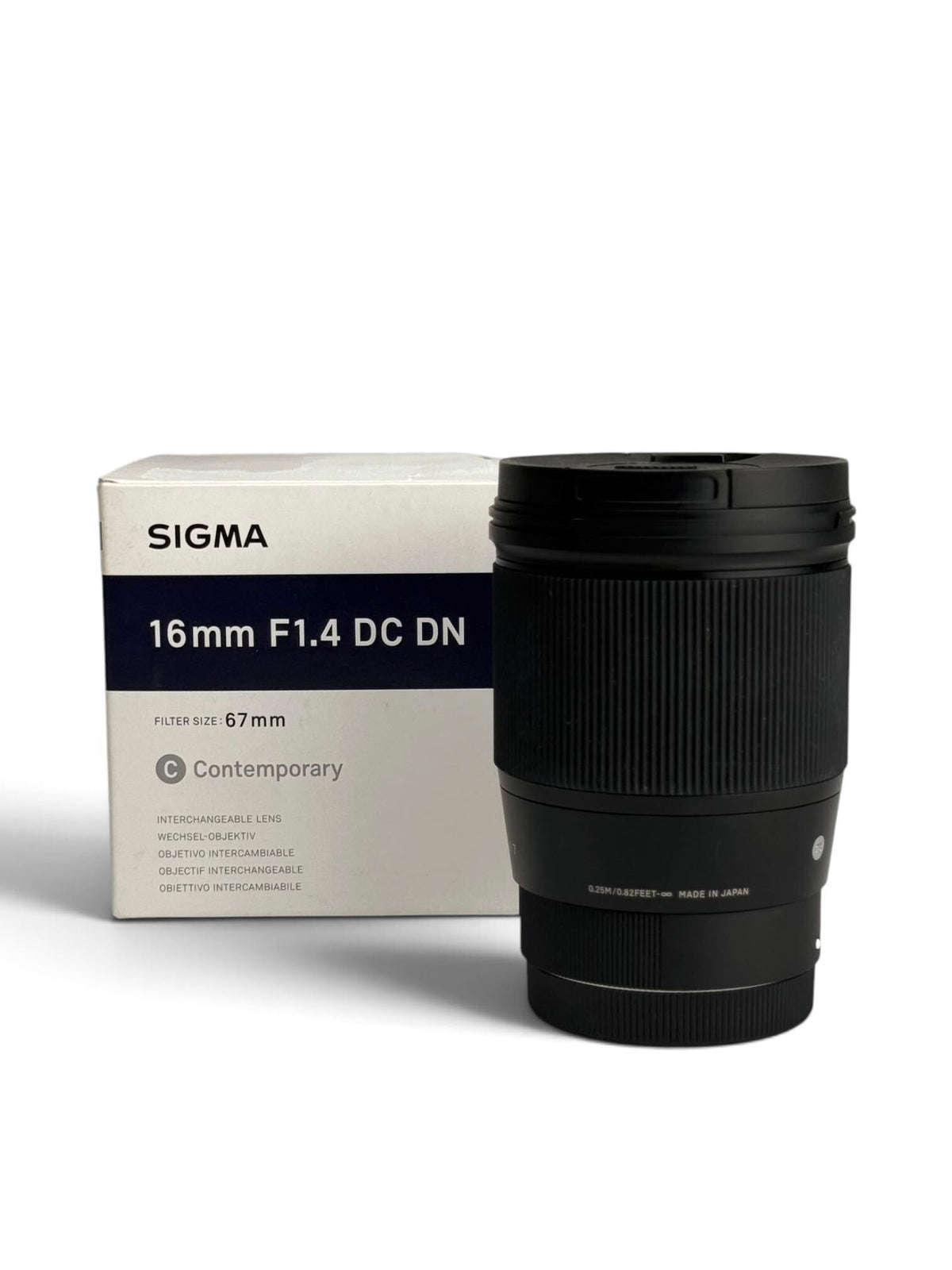 Sigma 16mm f/1.4 DC DN Contemporary Lens for Canon EF-M Mount