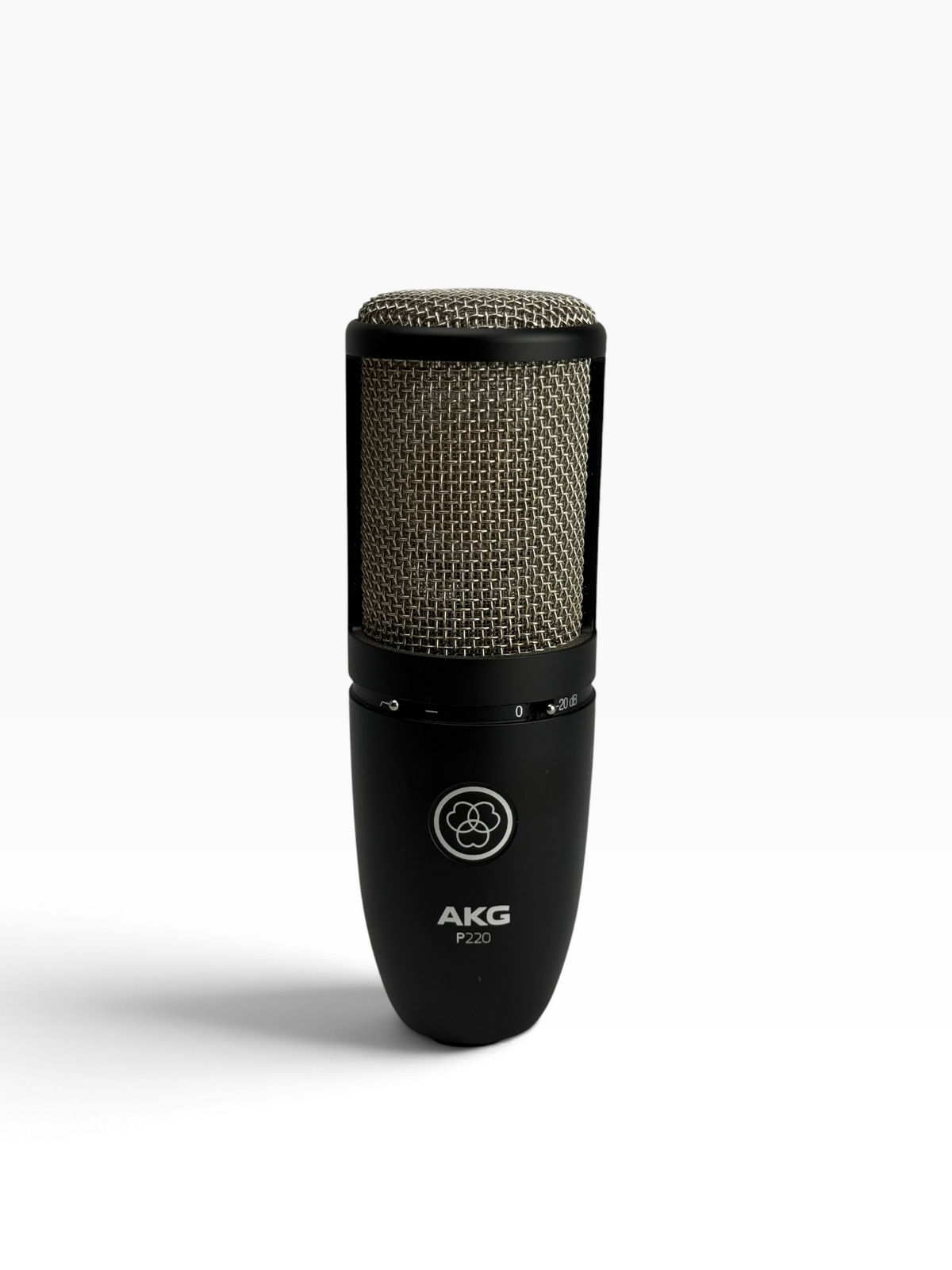 AKG P220 Project Studio Large-Diaphragm Condenser Microphone w/ Spider Shockmount &amp; Aluminum Case – Open Box