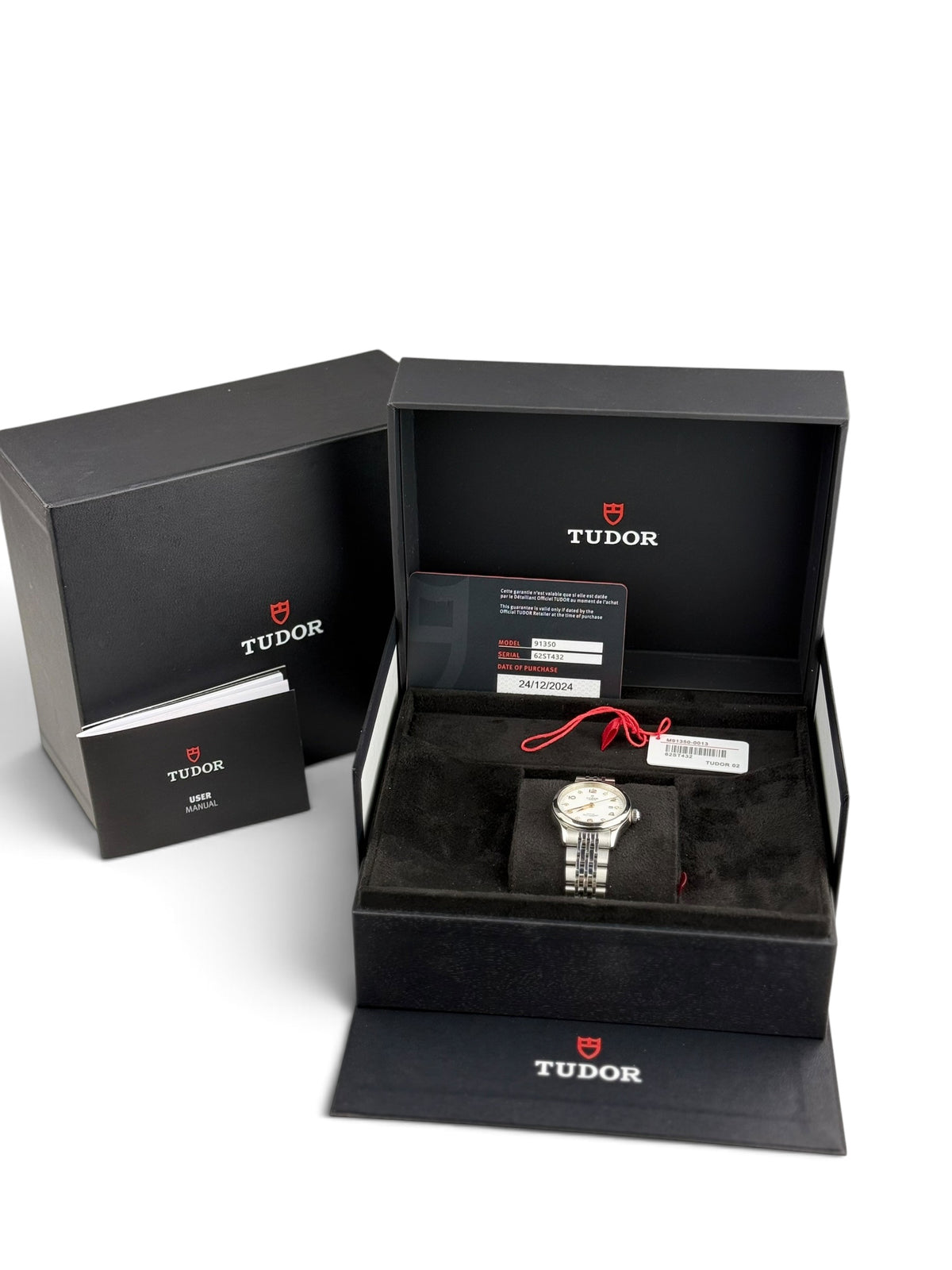 Tudor 1926 29mm Diamond Steel Automatic Watch Ref. 91350