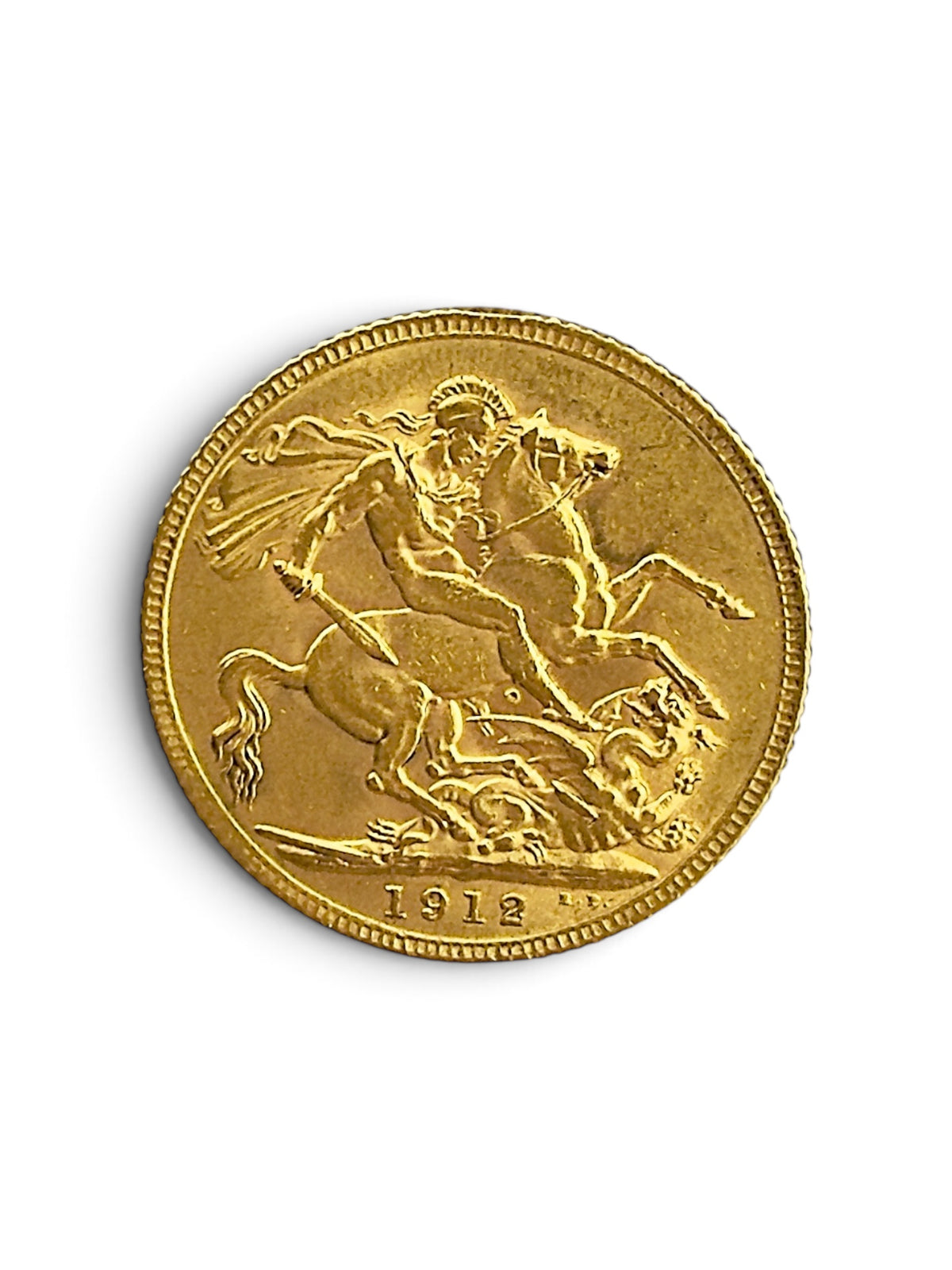1912 Gold Sovereign King George V British Coin