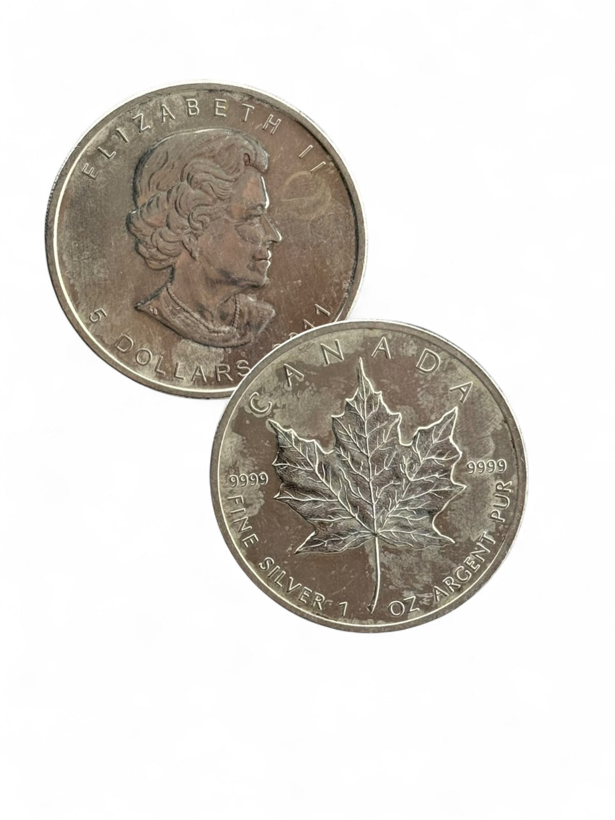 2011 Maple Leaf 5 Dollar Silver Coin 1oz