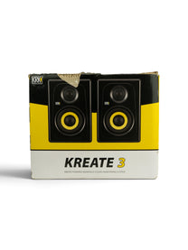 KRK Kreate 3 powered studio monitors