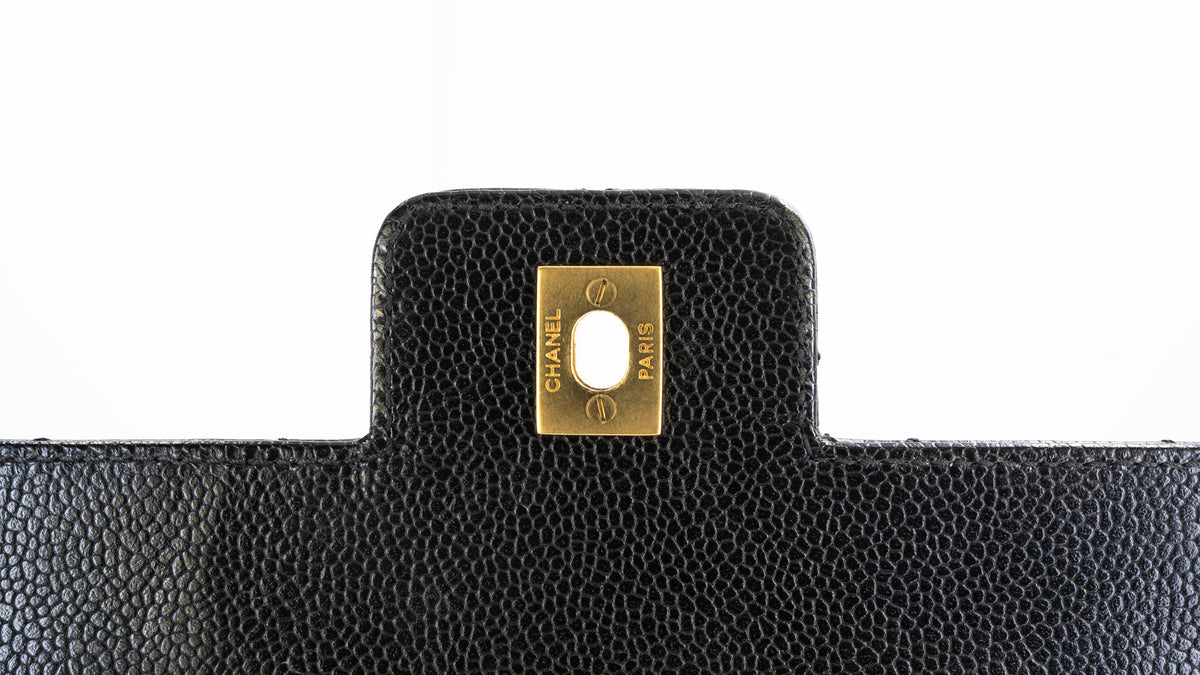 Chanel Black Caviar Medium Classic