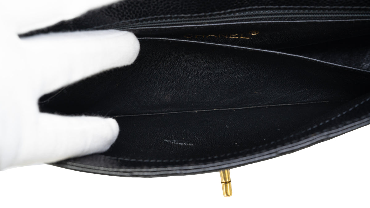 Chanel Black Caviar Medium Classic