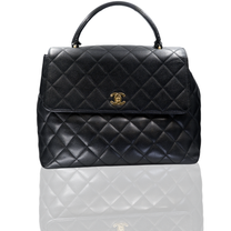 Vintage Chanel Classic Flap Bag ||Black Caviar Quilted Leather | Gold‑Tone CC Hardware Serial #7779607