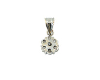 Diamond cluster pendant