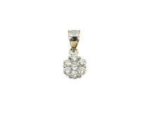 Diamond cluster pendant