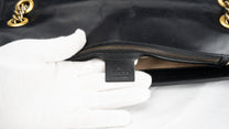 Gucci GG Marmont XL Black Leather Shoulder Bag