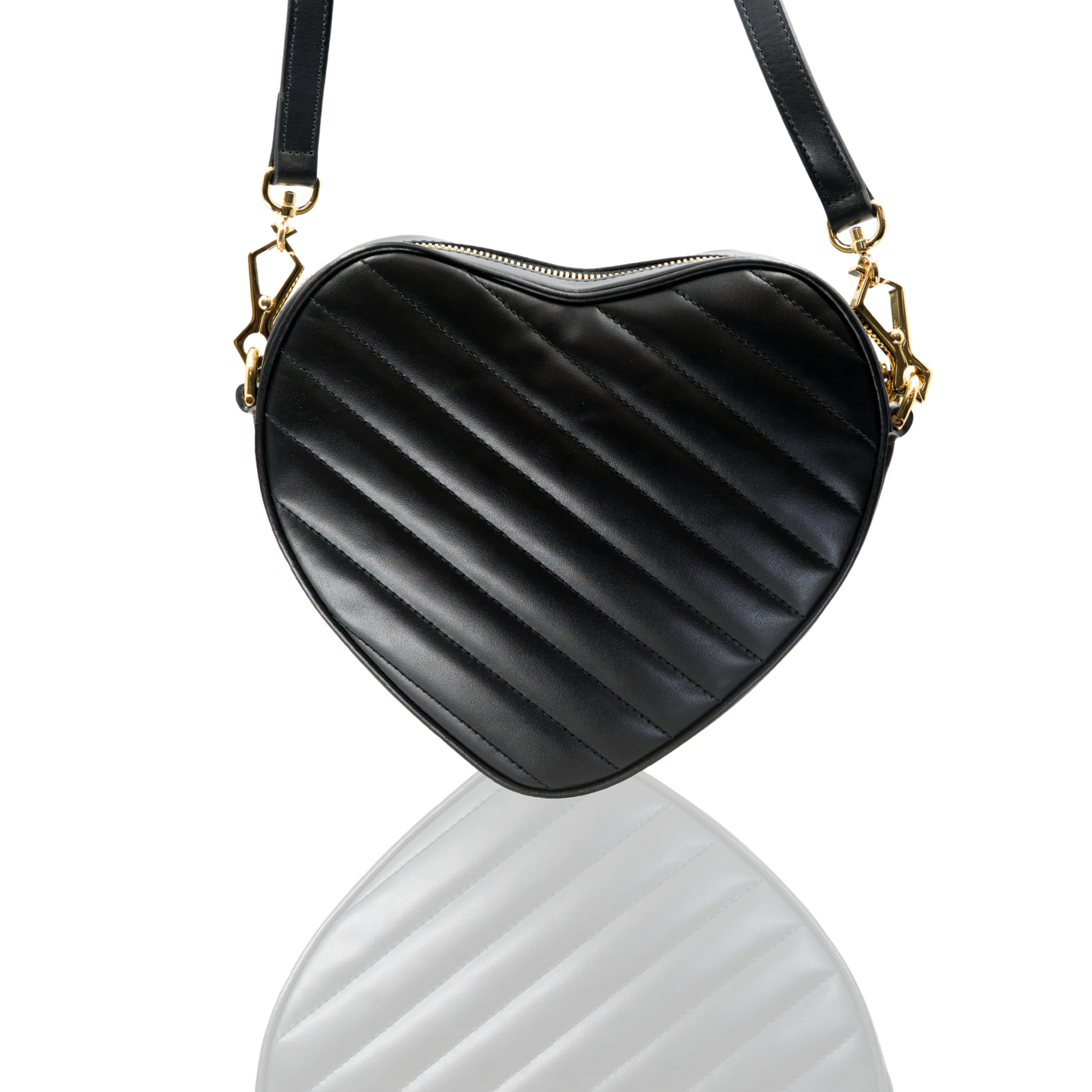 Gucci |  Interlocking G Heart Shaped Shoulder Bag