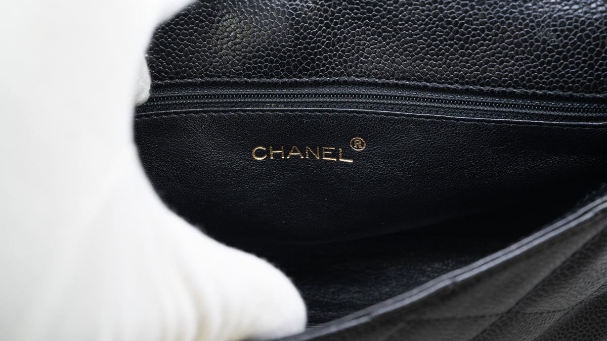 Chanel Black Caviar Medium Classic