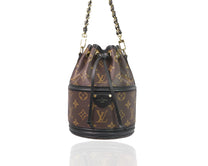 LV canoe bucket monogram canvas