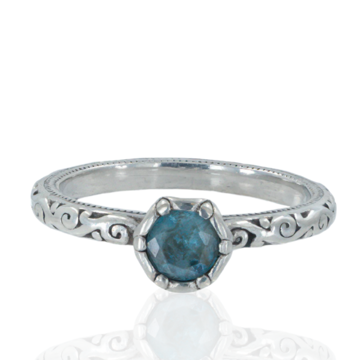 James Avery Cherished Birthstone Ring - Sterling Silver - Size 8